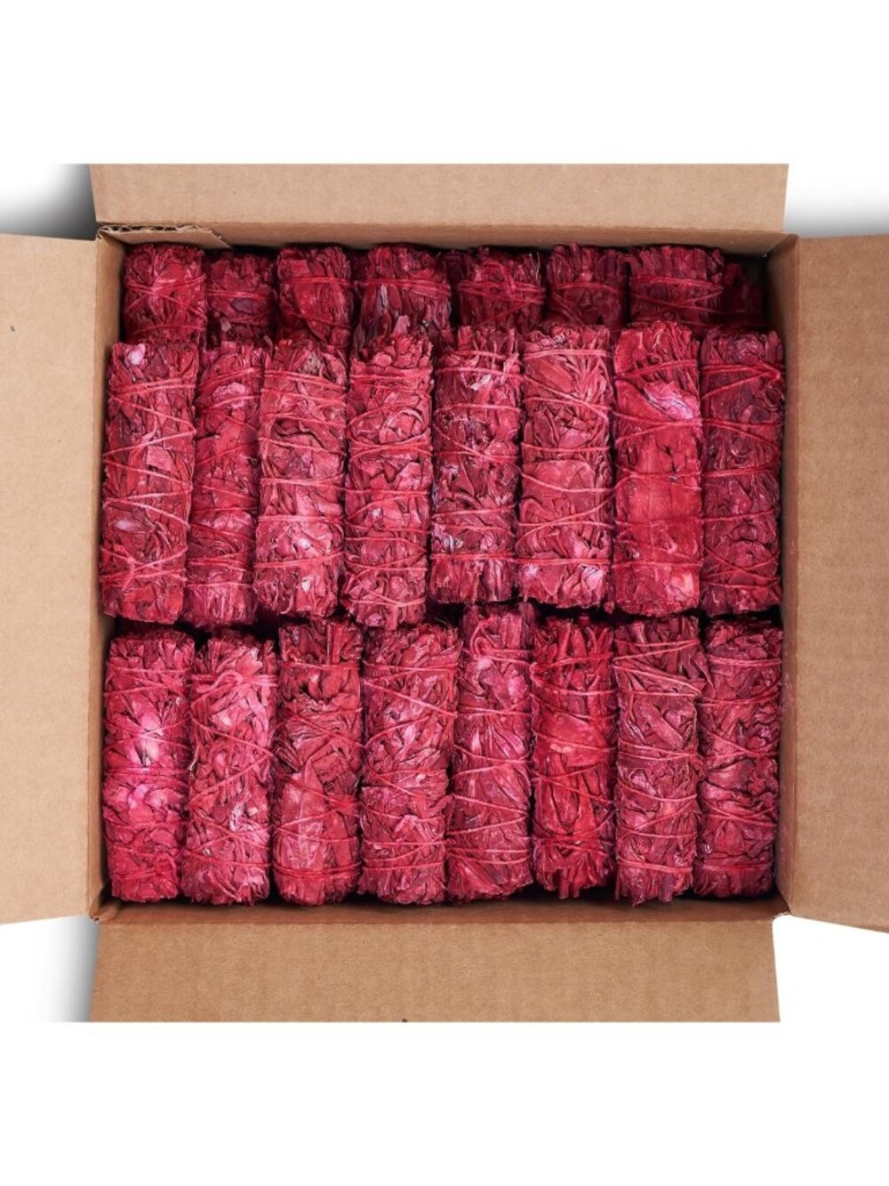 Dragon's Blood Sage Smudge Sticks - 4 Inch, 6 Bundles for Cleansing & Purifying